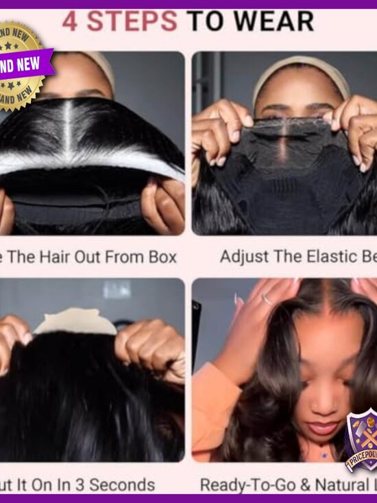 18 Inch Human Hair Wig 250% Density Body Wave Glueless Lace Front